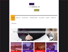Tablet Screenshot of cfjohnsoncpa.com